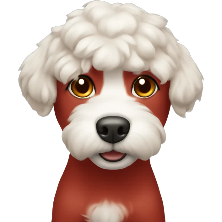 Red color maltipu emoji