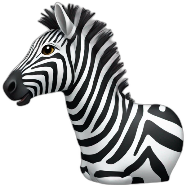 zebra wearing Louis Vuitton hoodie emoji