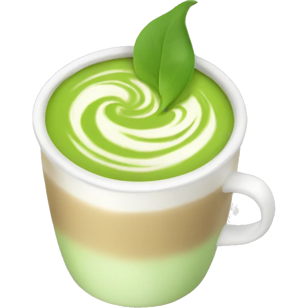 Matcha latte emoji