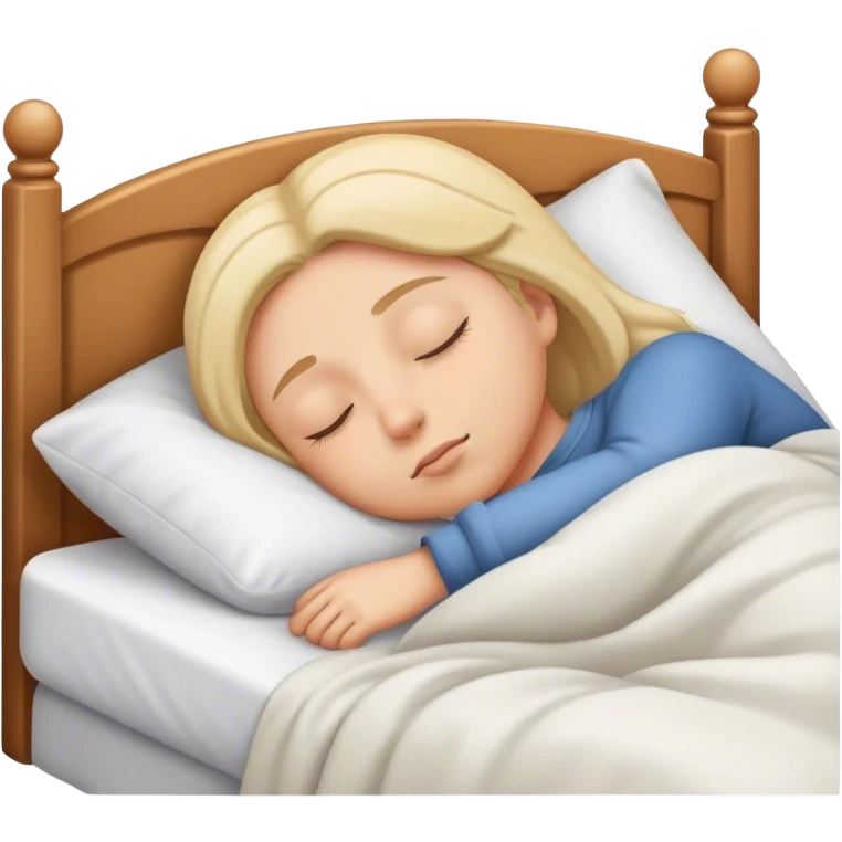 sleeping in bed emoji