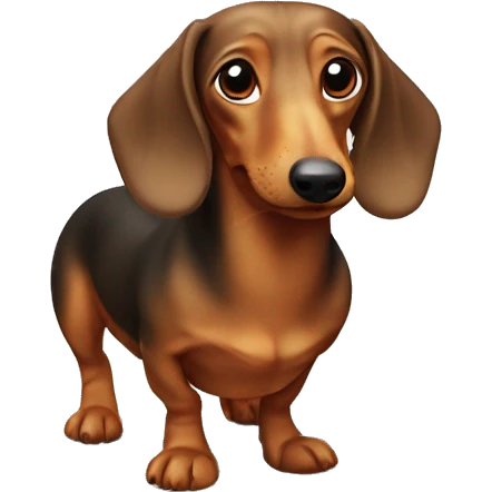 Dachshund goose emoji