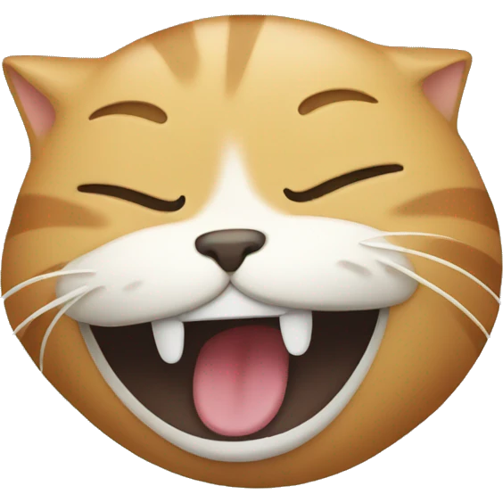 cat laughing emoji