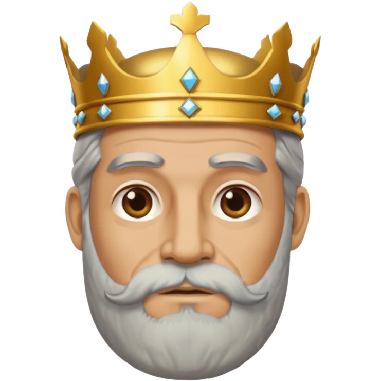 ancient greek king with grey beard emoji