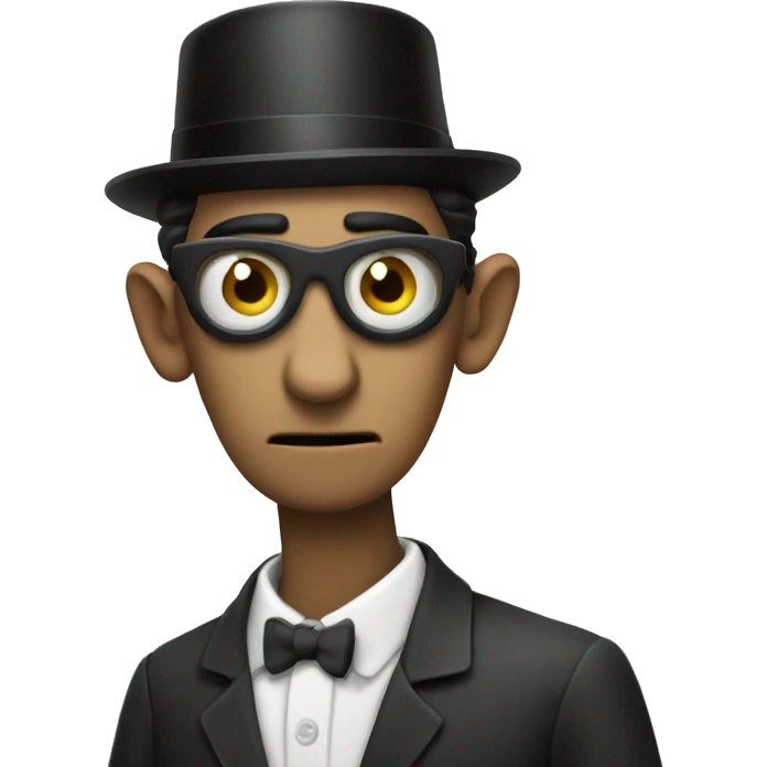 Kafka holds a cell phone in his hands emoji