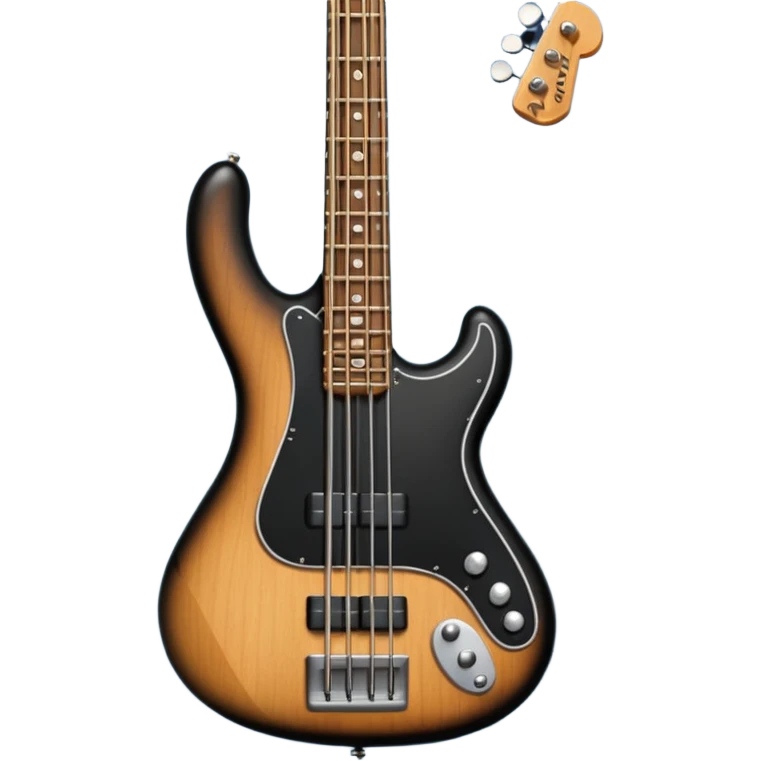 head of a electric bass guitar emoji