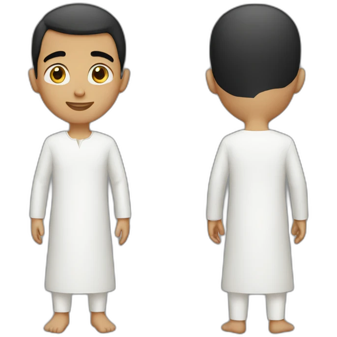 An Arab white boy emoji
