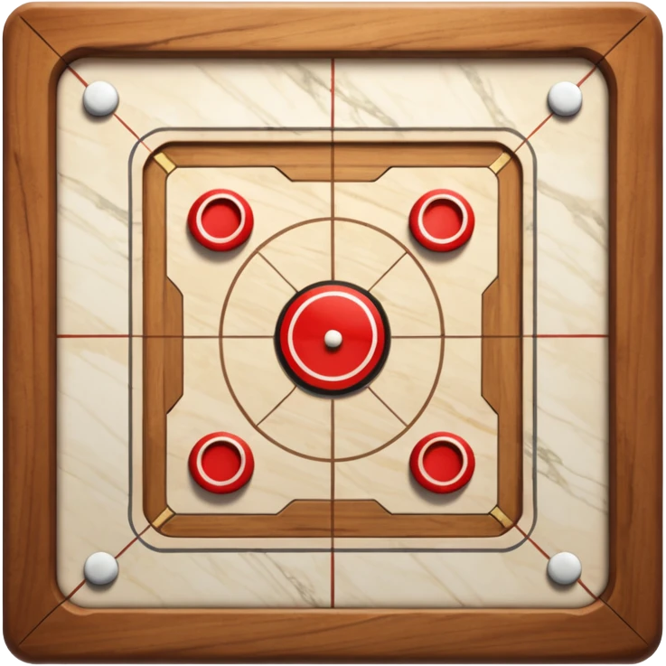 Marble carrom table square emoji
