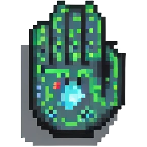 Pixel art clicker game icon with cursor emoji