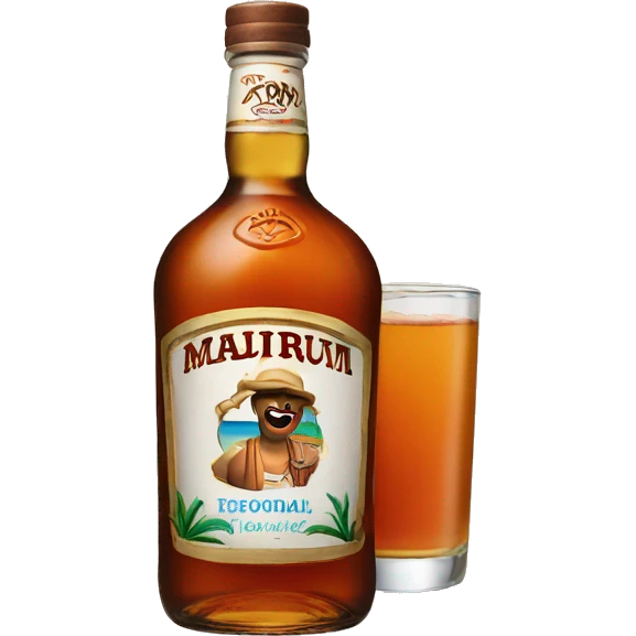 malibu rum emoji