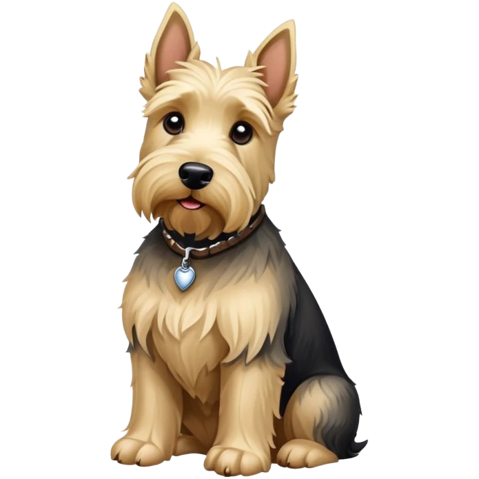 Scottish Terrier wheaten sit down emoji