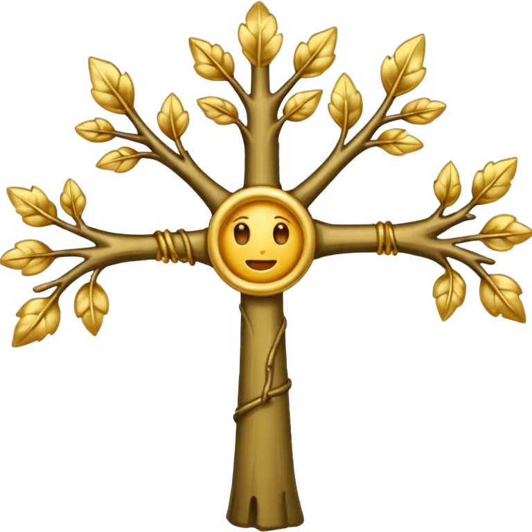 Croix chrétienne à trois branches  emoji