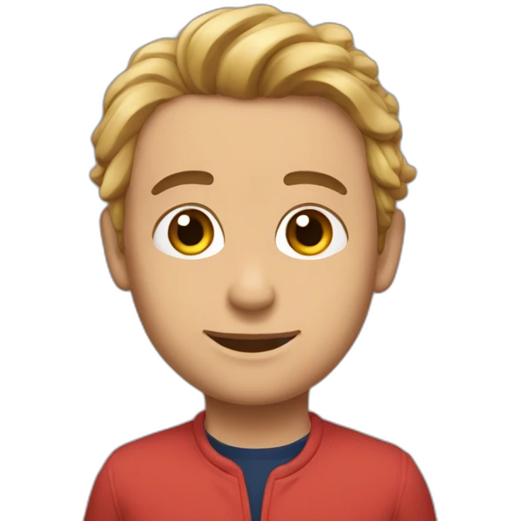 Antoine avec son mari gay emoji