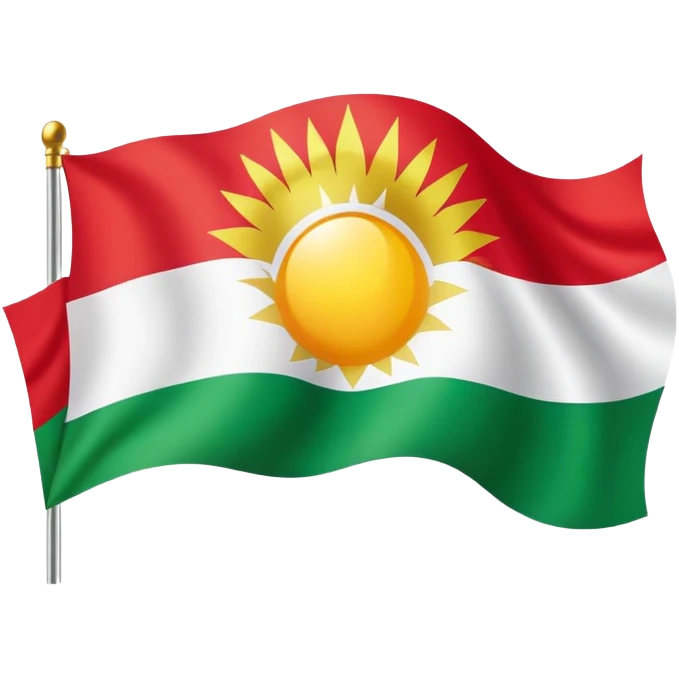 kurdistan flag emoji