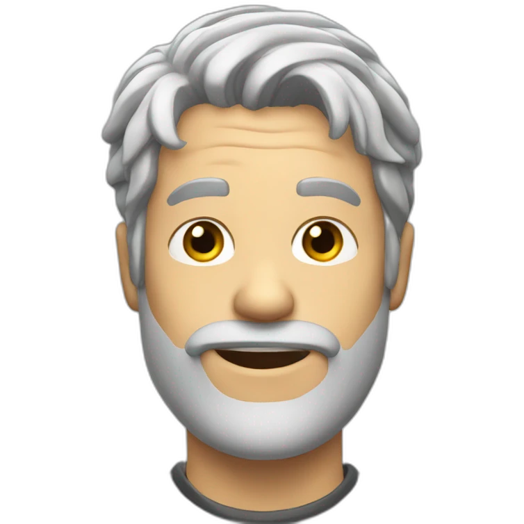 diving man gray hair emoji