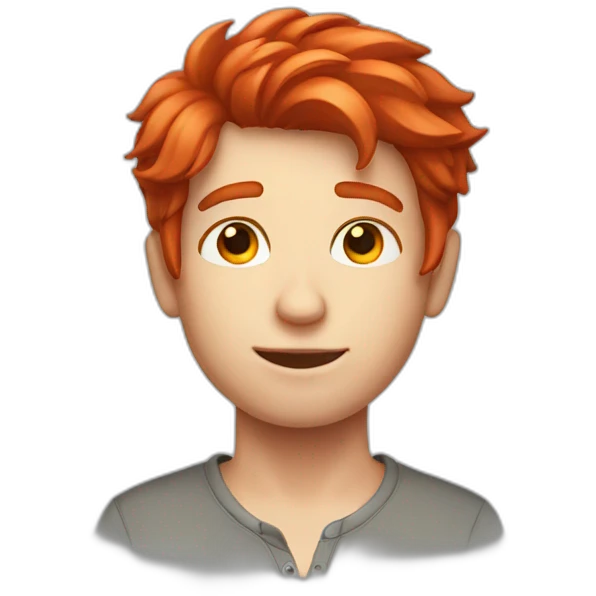 Red hair boy emoji