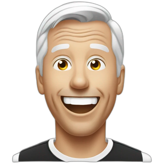 alan pardew laughing emoji