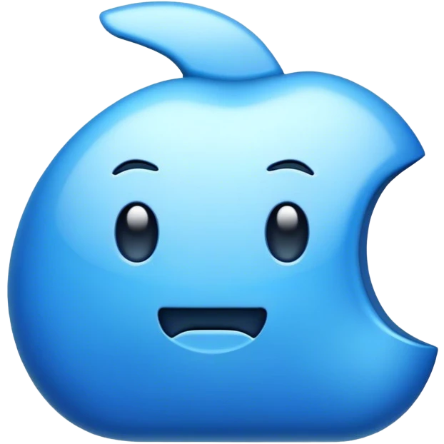 blue hard  emoji