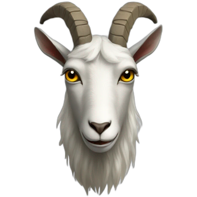 3 headed evil goat  emoji