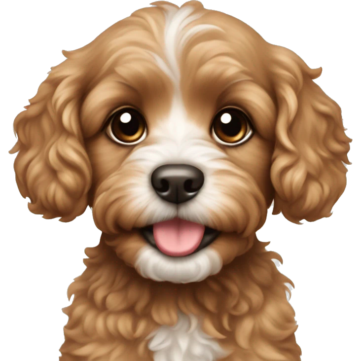 Cavoodle puppy emoji