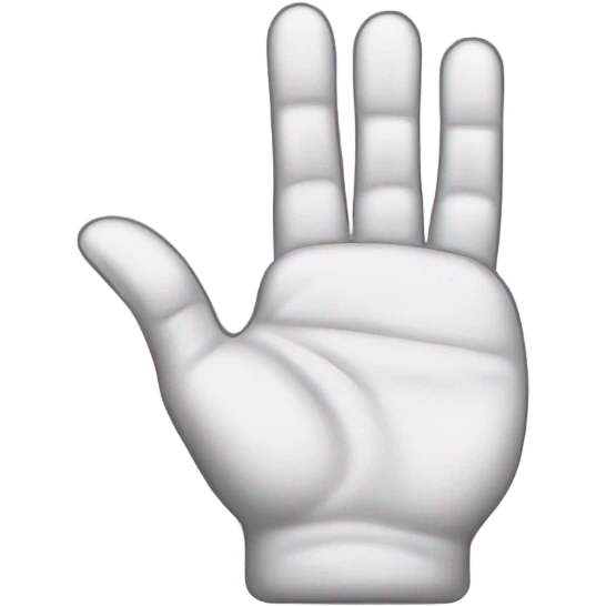 Hand Gesture Details:

Finger Positions:

Thumb: Extended outward.

Index Finger: Extended upward.

Middle and Ring Fingers: Folded down towards the palm.

Pinky Finger: Extended upward. emoji