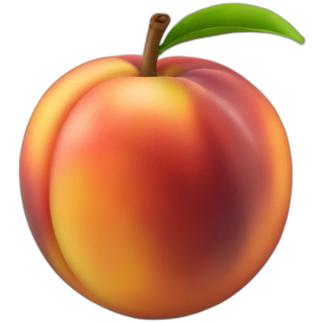 nectarine emoji