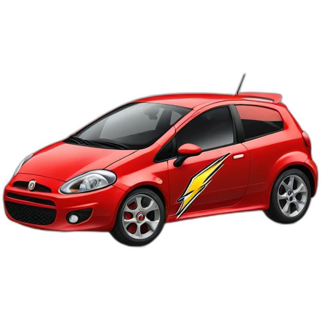lightning mcqueen fiat punto emoji