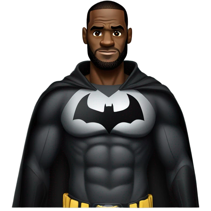 Lebron james as batman emoji