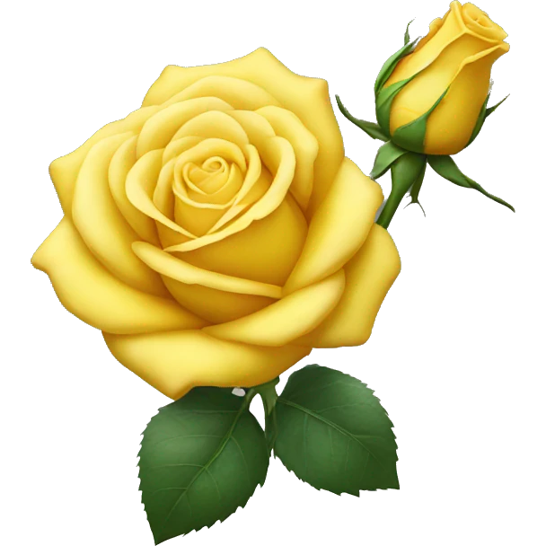yellow rose emoji