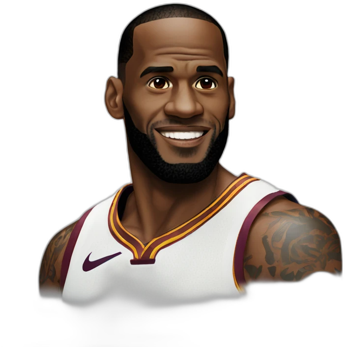 White Lebron James emoji