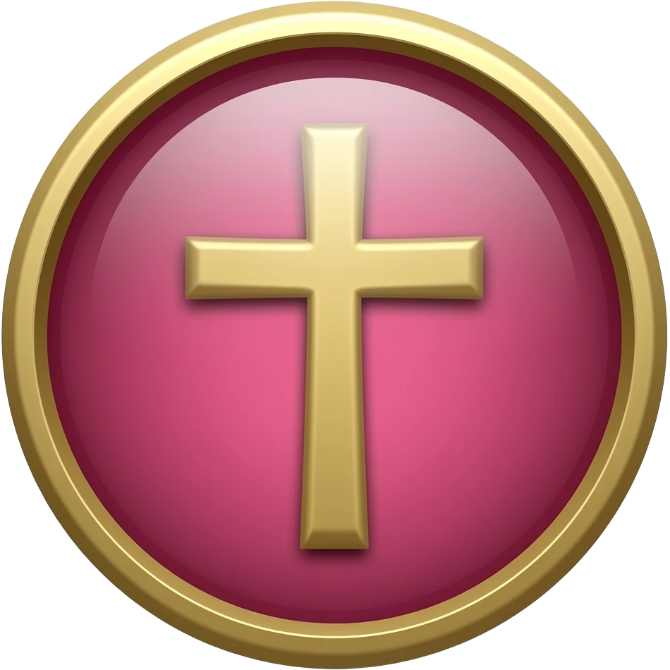 Cruz sagrada rosa emoji