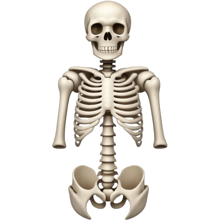 RIBS on a skeleton emoji