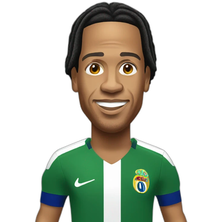 ronaldinho realistic footnall player emoji