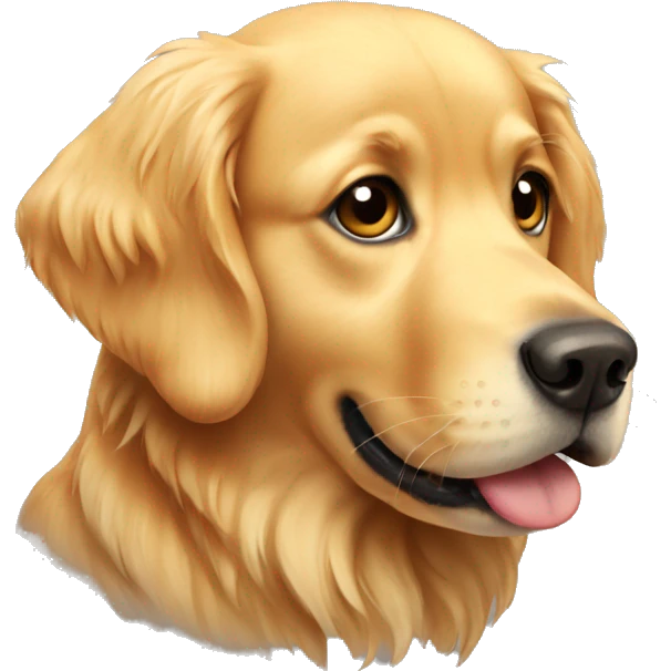golden retriever  emoji