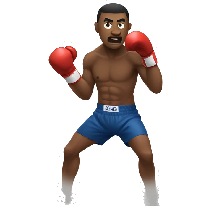 boxer throwing a punch emoji