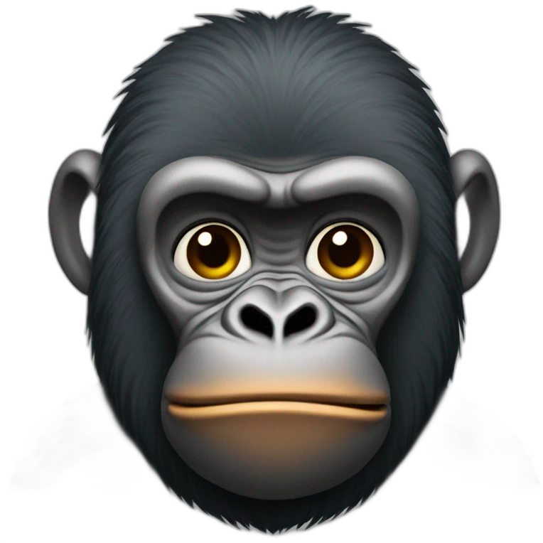 Gorila enfadado emoji