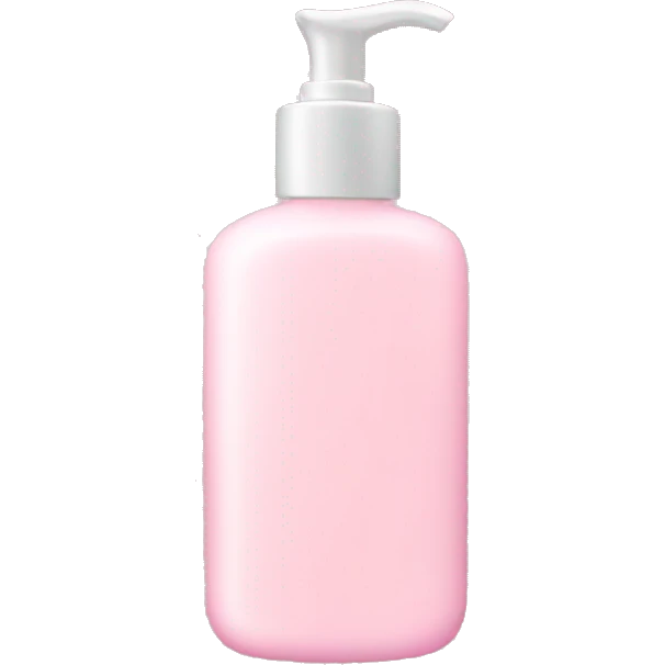 Light pink lotion bottle emoji