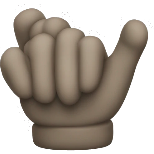 Zweihändiger mittelfinger emoji