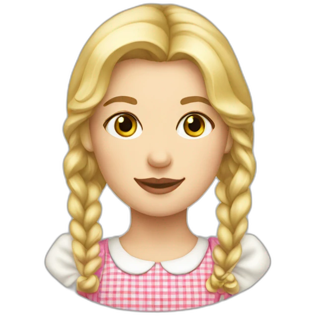Blond Dorothy silesia girl emoji