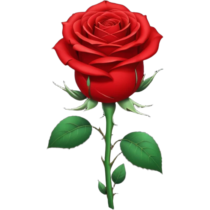 Deep red (#7A0F1E) no gradients, transparent background, high contrast, clean gothic aesthetic, designed to be readable at 128x129px a red rose wrapped around a bomb emoji