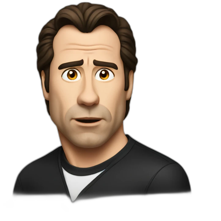 confused travolta emoji