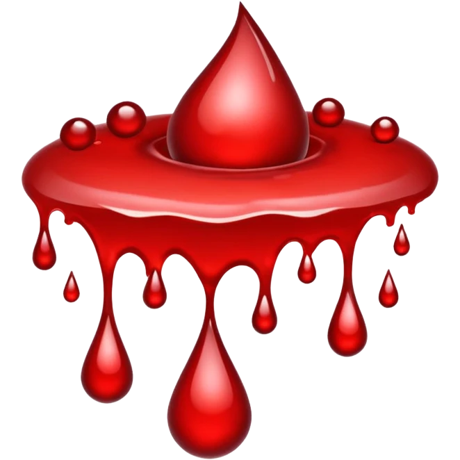 drops of blood emoji