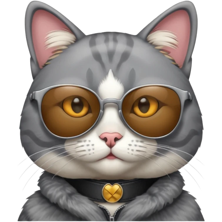 Cat wearing sunglasses emoji