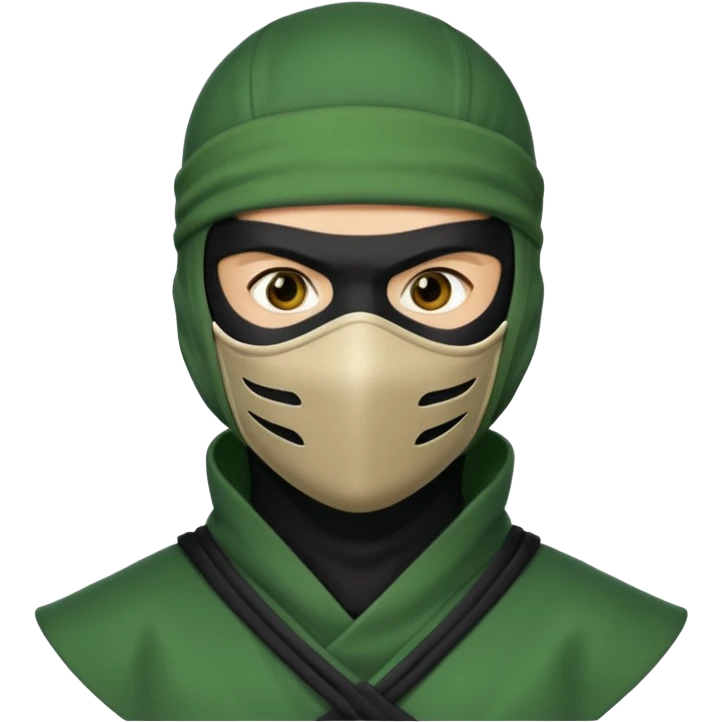 Green ninja emoji