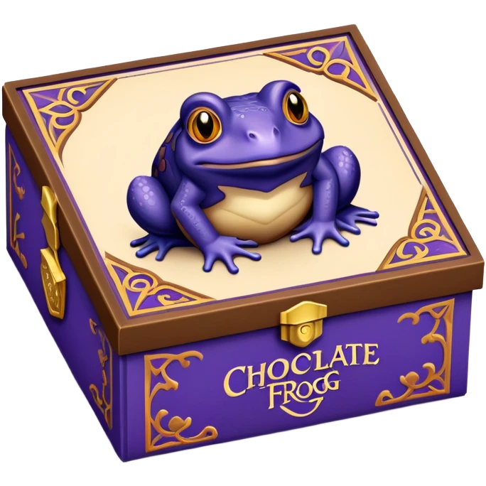 Wizarding world Chocolate frog box emoji