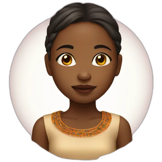 Girl from benin emoji