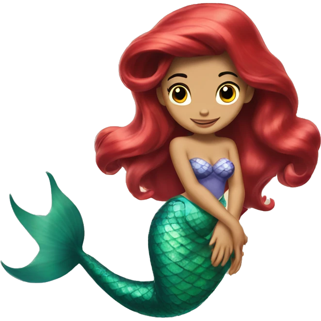 Ariel the Little Mermaid emoji