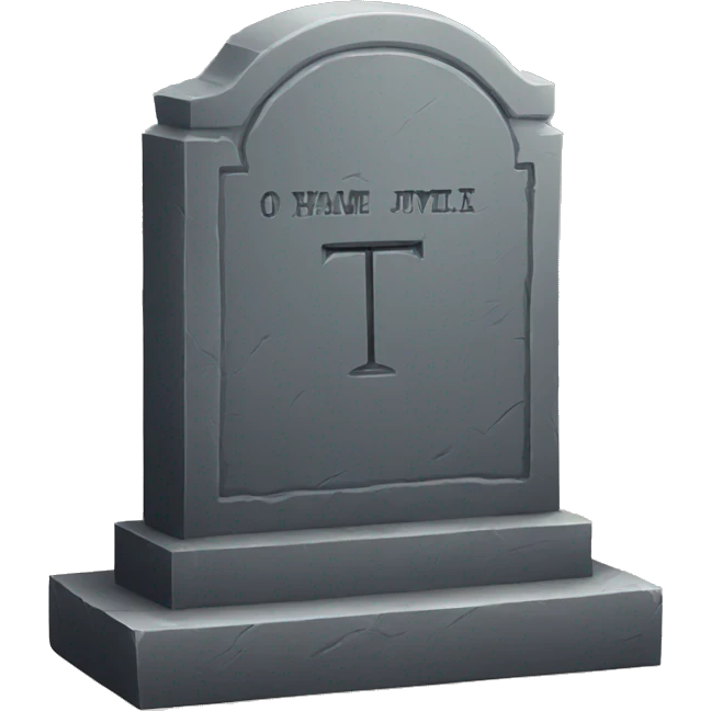 tombstone emoji