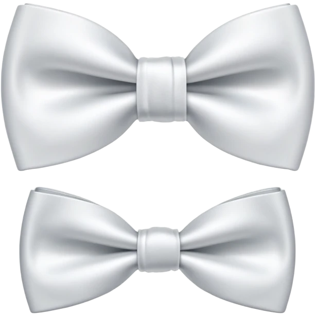 White bow tie  emoji