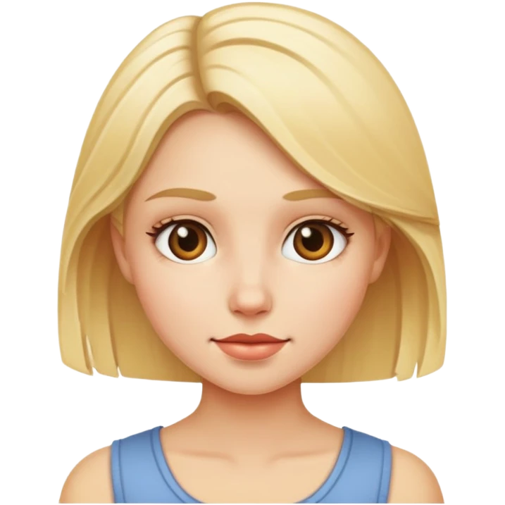 garota loira emoji