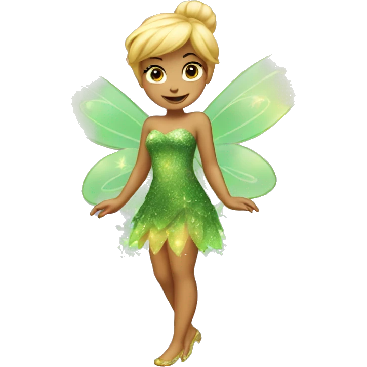 tinkerbell sparkly dress emoji